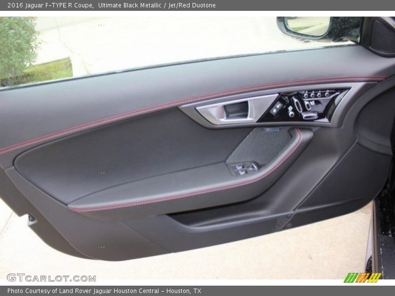 Ultimate Black Metallic / Jet/Red Duotone 2016 Jaguar F-TYPE R Coupe