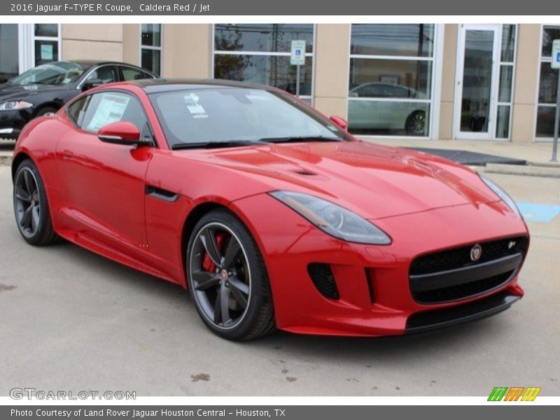Caldera Red / Jet 2016 Jaguar F-TYPE R Coupe