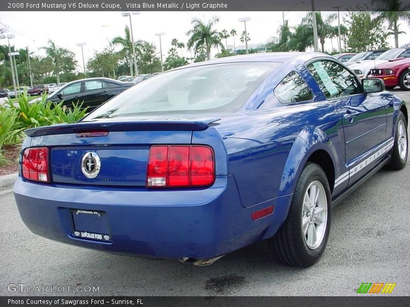 Vista Blue Metallic / Light Graphite 2008 Ford Mustang V6 Deluxe Coupe