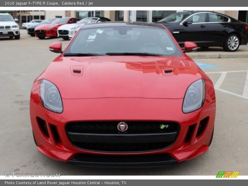 Caldera Red / Jet 2016 Jaguar F-TYPE R Coupe
