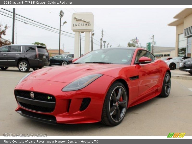 Caldera Red / Jet 2016 Jaguar F-TYPE R Coupe