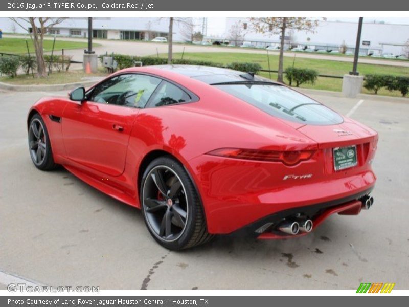 Caldera Red / Jet 2016 Jaguar F-TYPE R Coupe