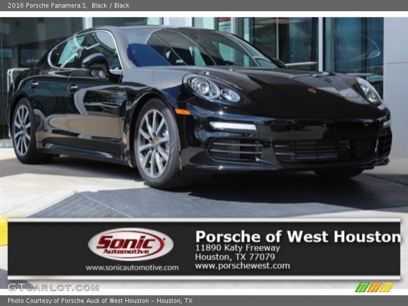 Black / Black 2016 Porsche Panamera S