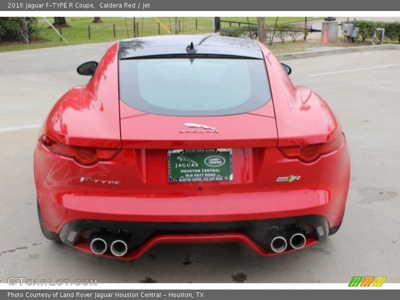 Caldera Red / Jet 2016 Jaguar F-TYPE R Coupe
