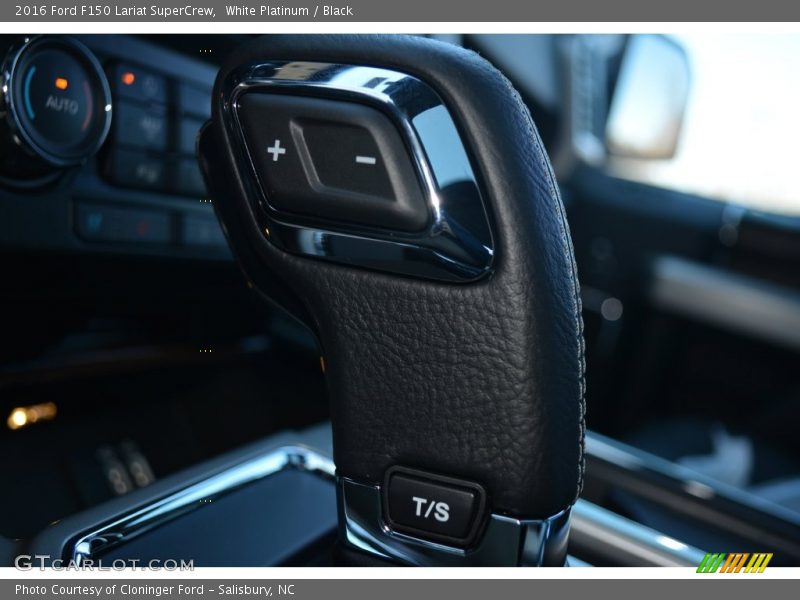White Platinum / Black 2016 Ford F150 Lariat SuperCrew