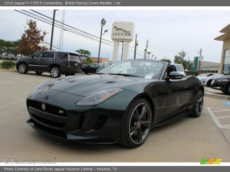British Racing Green Metallic / Jet 2016 Jaguar F-TYPE R Convertible