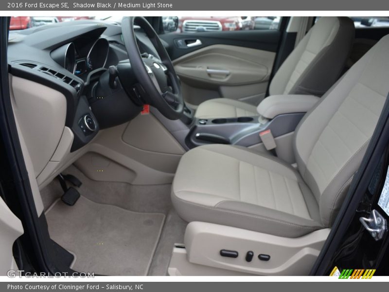 Shadow Black / Medium Light Stone 2016 Ford Escape SE