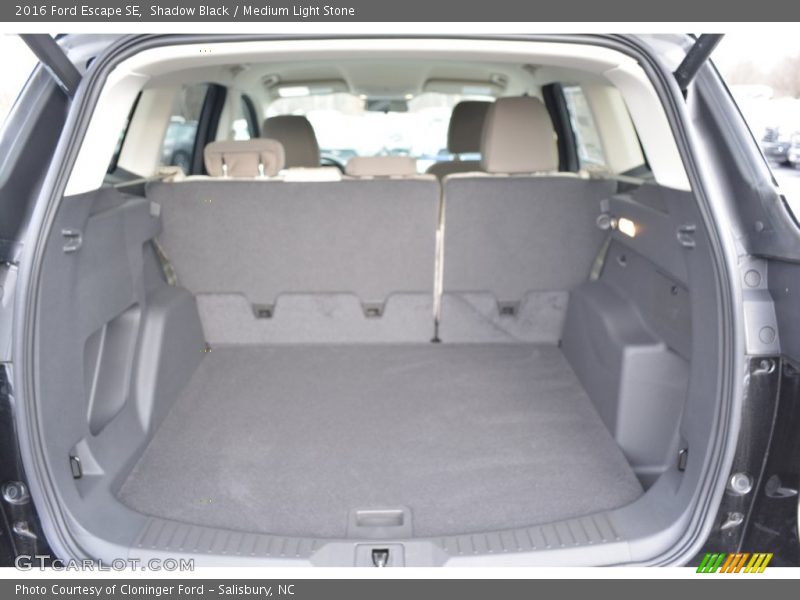 Shadow Black / Medium Light Stone 2016 Ford Escape SE