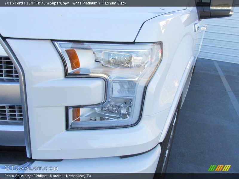 White Platinum / Platinum Black 2016 Ford F150 Platinum SuperCrew