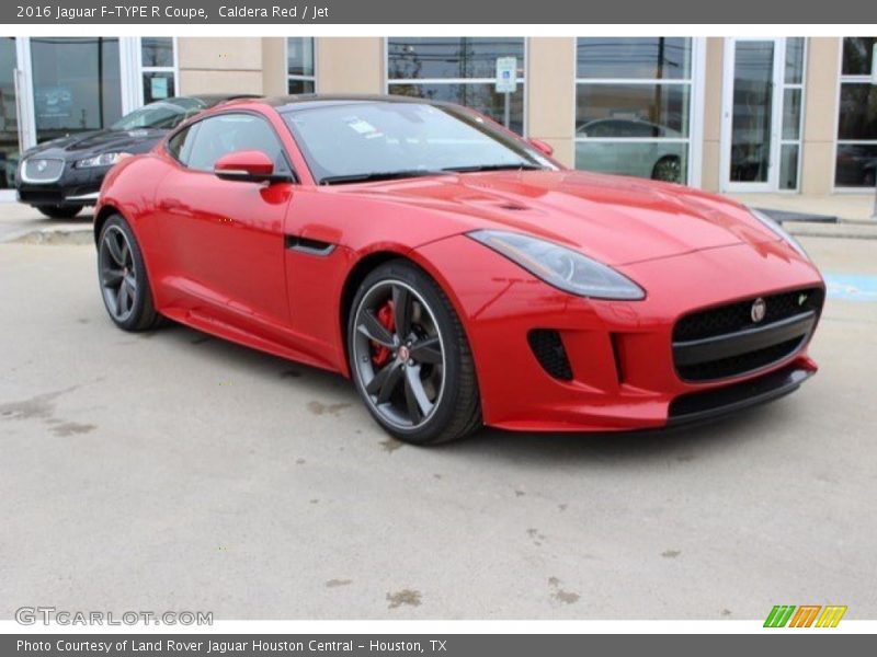 Caldera Red / Jet 2016 Jaguar F-TYPE R Coupe