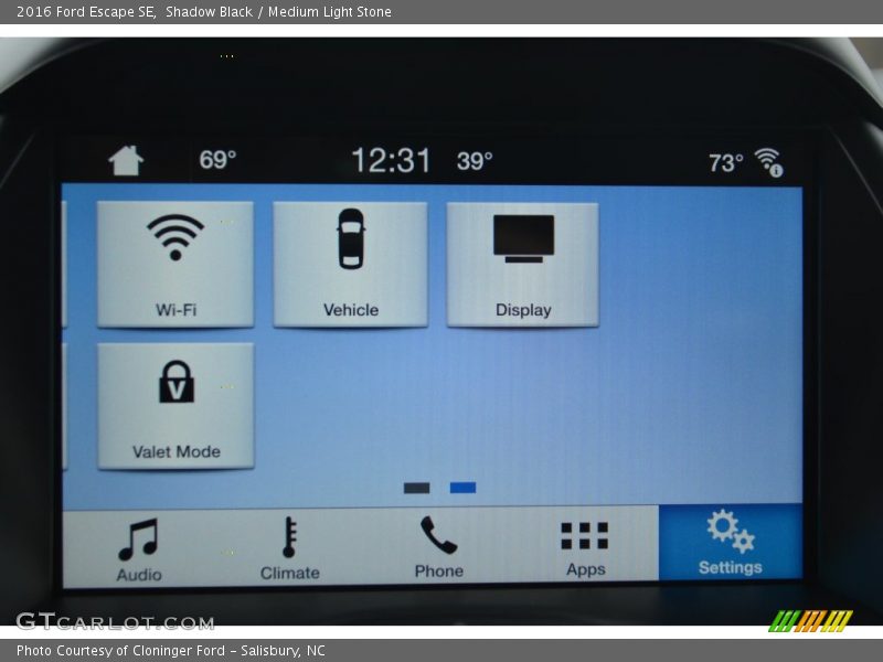 Shadow Black / Medium Light Stone 2016 Ford Escape SE