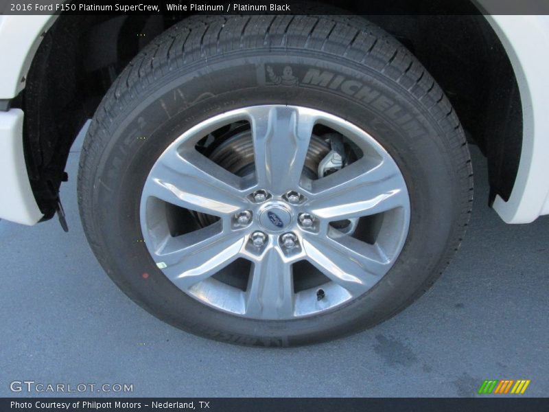 White Platinum / Platinum Black 2016 Ford F150 Platinum SuperCrew
