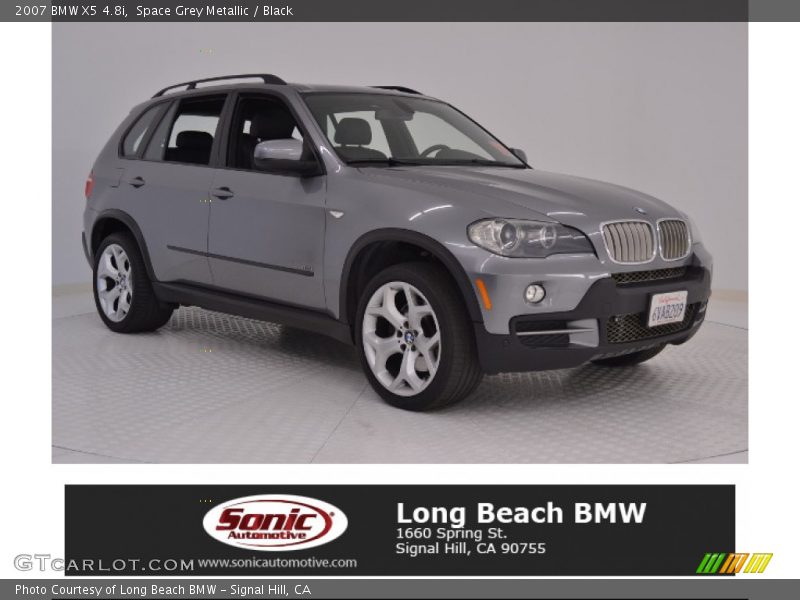 Space Grey Metallic / Black 2007 BMW X5 4.8i