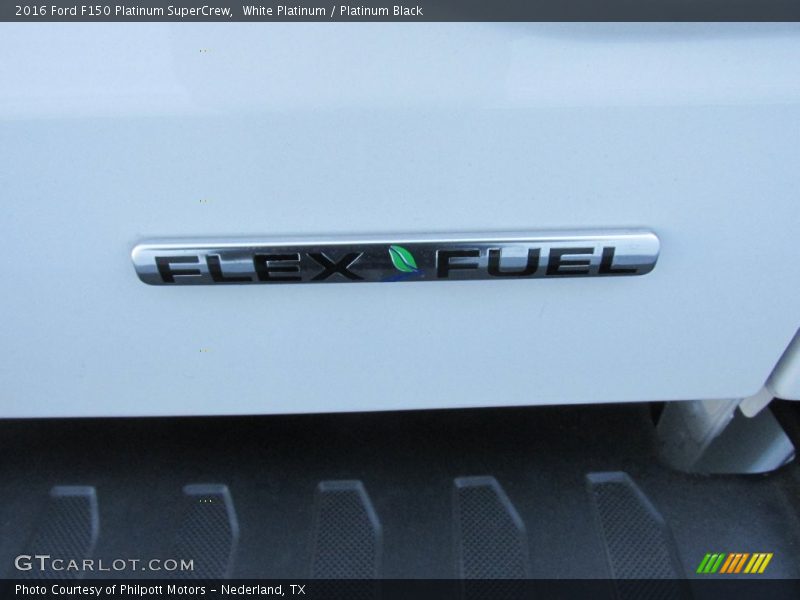 White Platinum / Platinum Black 2016 Ford F150 Platinum SuperCrew