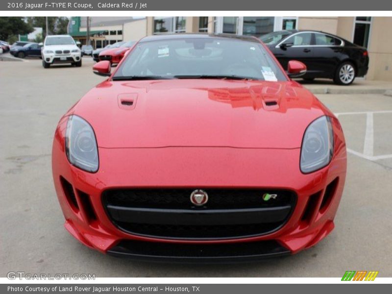 Caldera Red / Jet 2016 Jaguar F-TYPE R Coupe