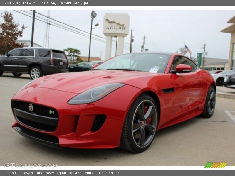 Caldera Red / Jet 2016 Jaguar F-TYPE R Coupe