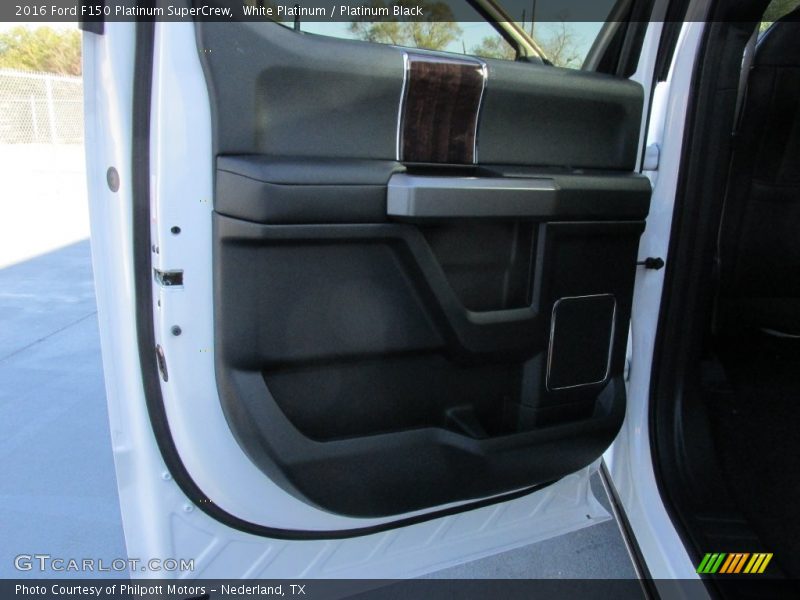 White Platinum / Platinum Black 2016 Ford F150 Platinum SuperCrew