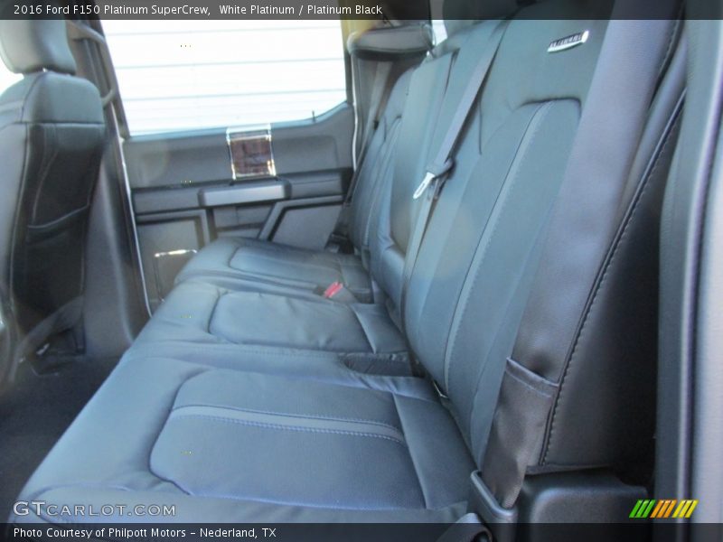 White Platinum / Platinum Black 2016 Ford F150 Platinum SuperCrew