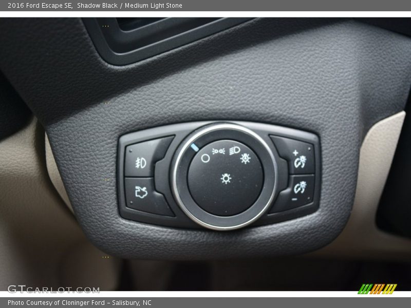 Shadow Black / Medium Light Stone 2016 Ford Escape SE