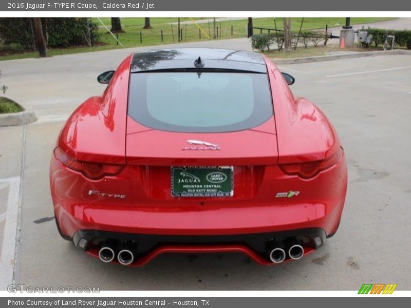 Caldera Red / Jet 2016 Jaguar F-TYPE R Coupe