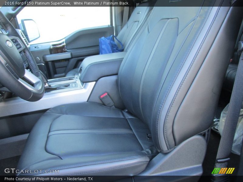 White Platinum / Platinum Black 2016 Ford F150 Platinum SuperCrew