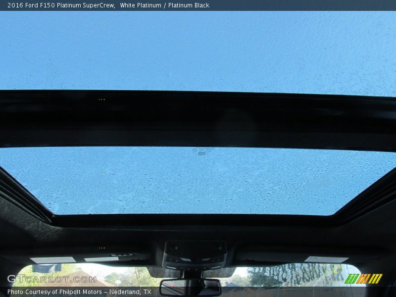White Platinum / Platinum Black 2016 Ford F150 Platinum SuperCrew