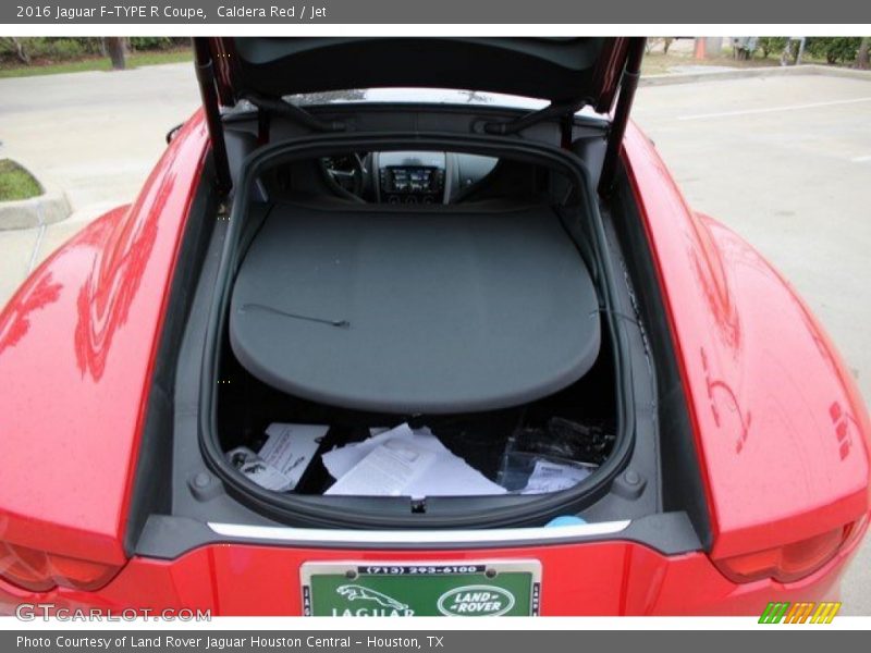 Caldera Red / Jet 2016 Jaguar F-TYPE R Coupe