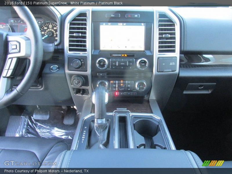 White Platinum / Platinum Black 2016 Ford F150 Platinum SuperCrew
