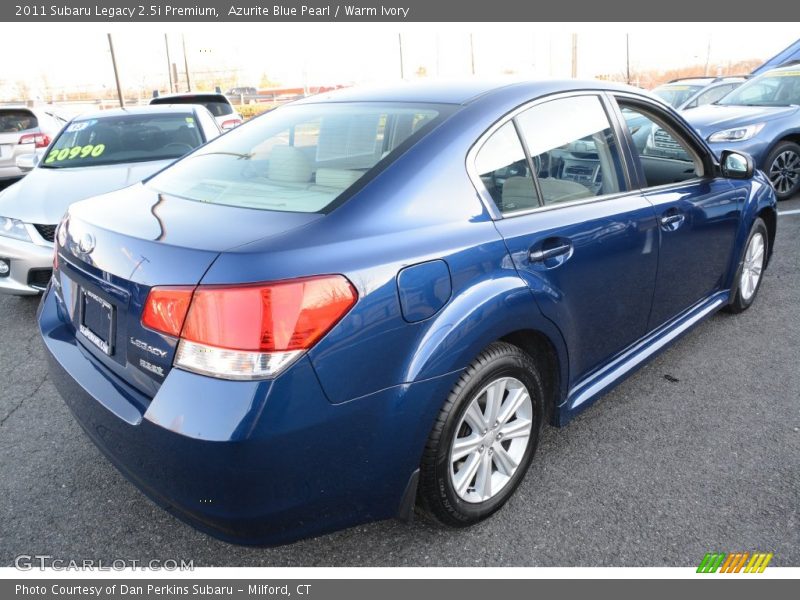 Azurite Blue Pearl / Warm Ivory 2011 Subaru Legacy 2.5i Premium