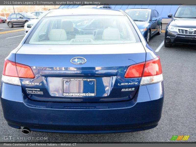 Azurite Blue Pearl / Warm Ivory 2011 Subaru Legacy 2.5i Premium