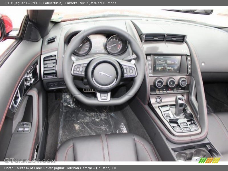 Caldera Red / Jet/Red Duotone 2016 Jaguar F-TYPE R Convertible