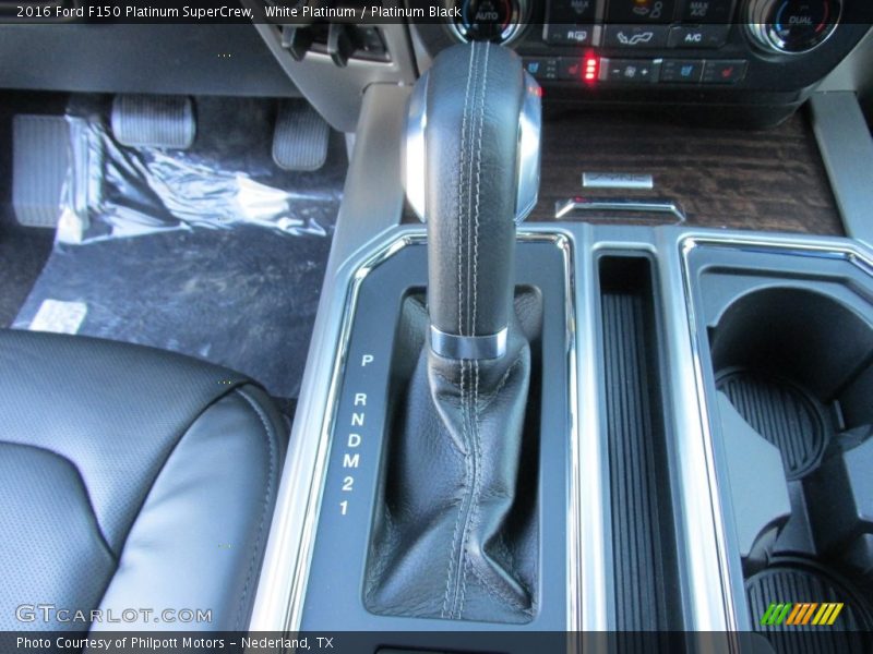 White Platinum / Platinum Black 2016 Ford F150 Platinum SuperCrew