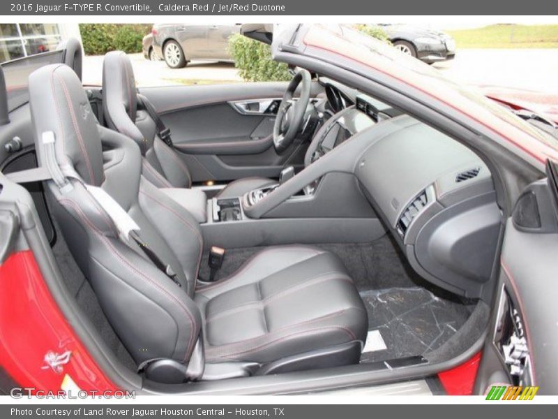 Caldera Red / Jet/Red Duotone 2016 Jaguar F-TYPE R Convertible