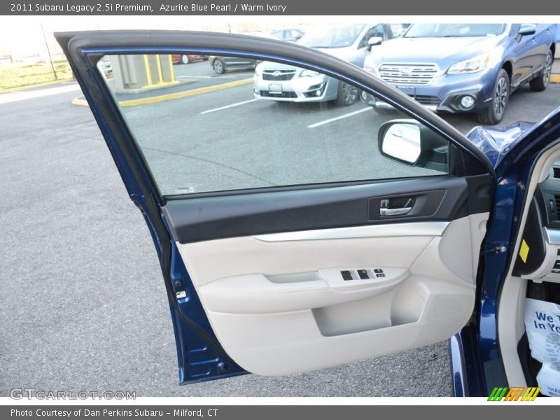 Azurite Blue Pearl / Warm Ivory 2011 Subaru Legacy 2.5i Premium
