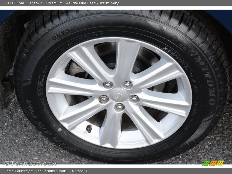 Azurite Blue Pearl / Warm Ivory 2011 Subaru Legacy 2.5i Premium