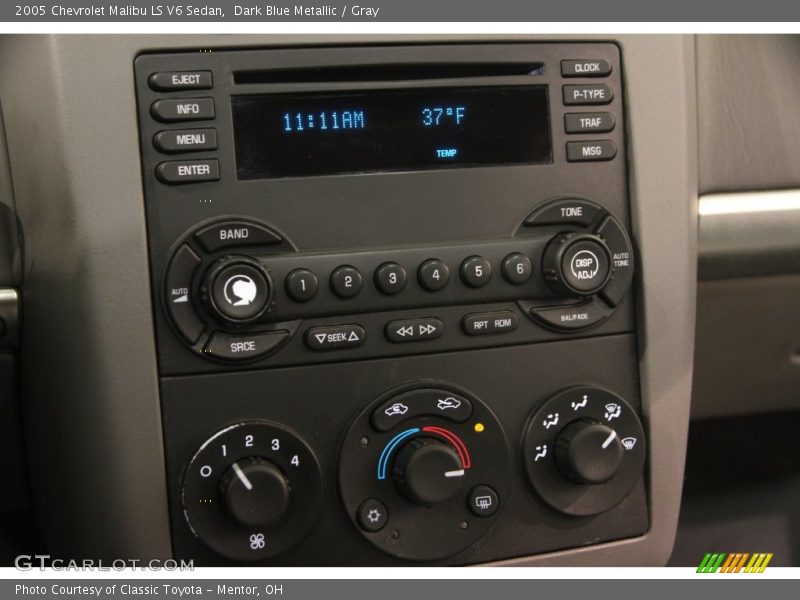Dark Blue Metallic / Gray 2005 Chevrolet Malibu LS V6 Sedan