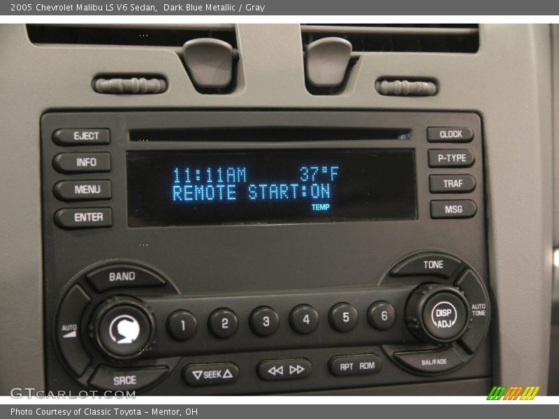 Dark Blue Metallic / Gray 2005 Chevrolet Malibu LS V6 Sedan