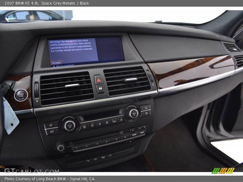 Space Grey Metallic / Black 2007 BMW X5 4.8i