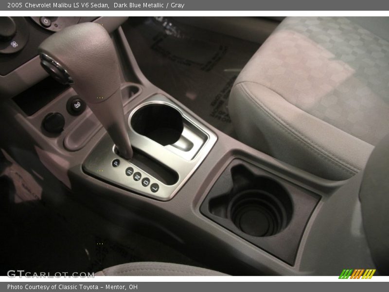 Dark Blue Metallic / Gray 2005 Chevrolet Malibu LS V6 Sedan