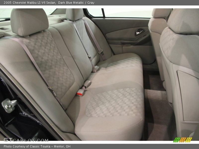 Dark Blue Metallic / Gray 2005 Chevrolet Malibu LS V6 Sedan