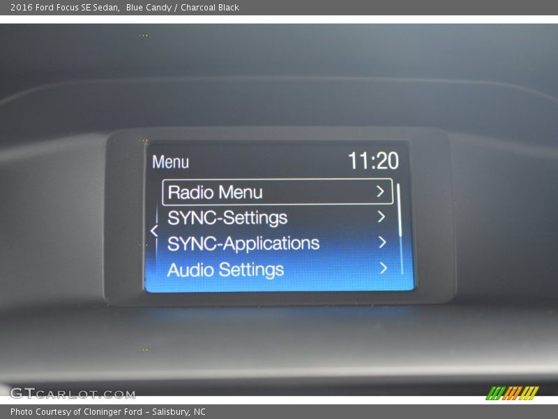 Blue Candy / Charcoal Black 2016 Ford Focus SE Sedan