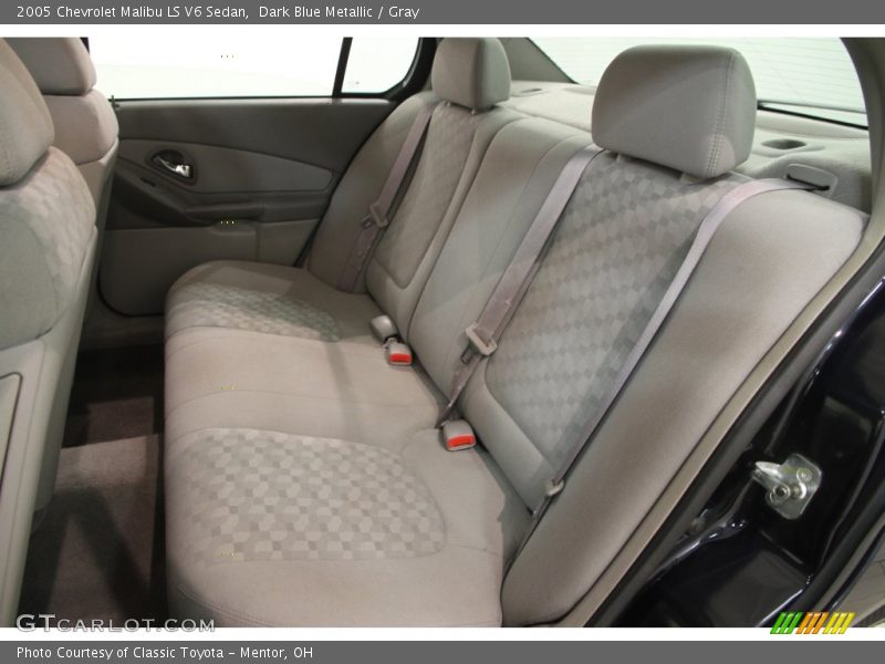 Dark Blue Metallic / Gray 2005 Chevrolet Malibu LS V6 Sedan