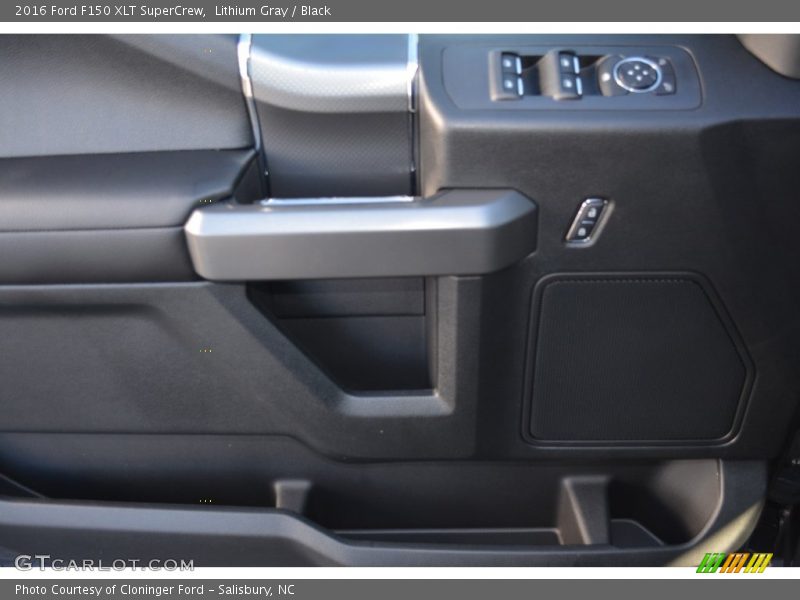 Lithium Gray / Black 2016 Ford F150 XLT SuperCrew