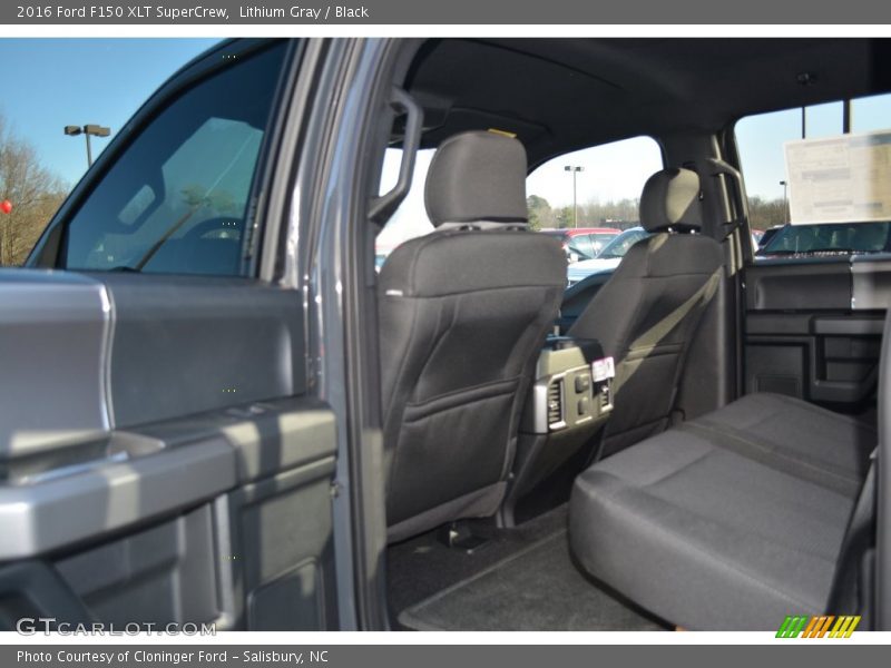 Lithium Gray / Black 2016 Ford F150 XLT SuperCrew