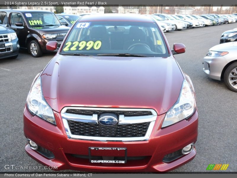 Venetian Red Pearl / Black 2014 Subaru Legacy 2.5i Sport
