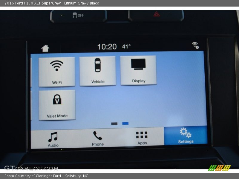 Lithium Gray / Black 2016 Ford F150 XLT SuperCrew