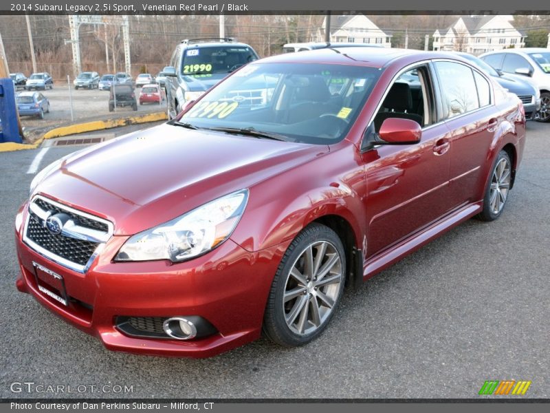 Venetian Red Pearl / Black 2014 Subaru Legacy 2.5i Sport