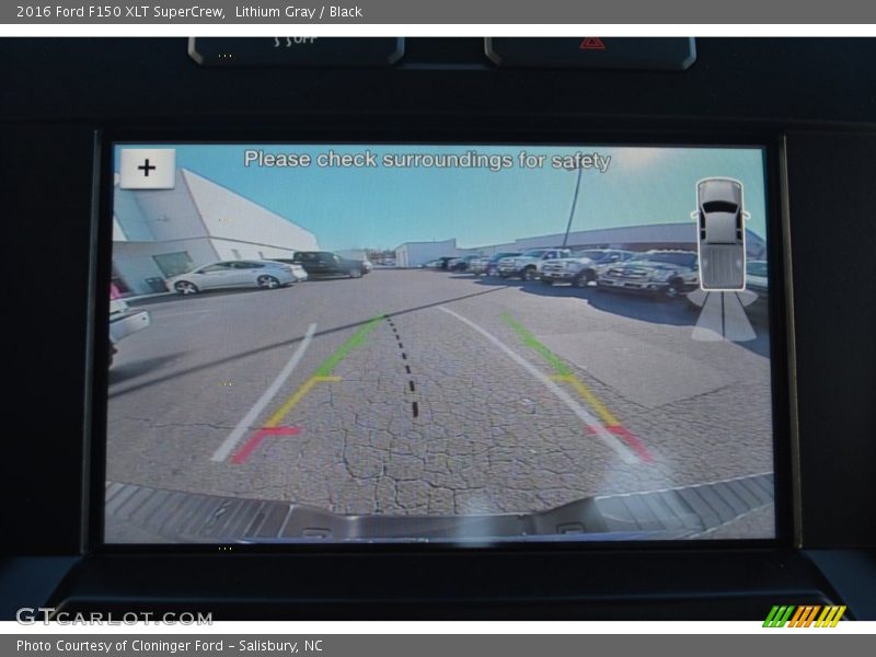 Lithium Gray / Black 2016 Ford F150 XLT SuperCrew