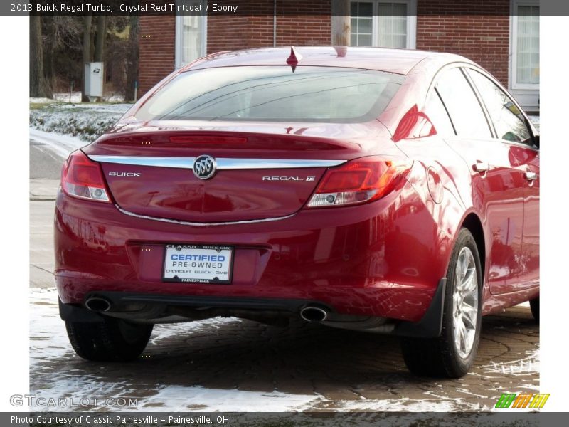 Crystal Red Tintcoat / Ebony 2013 Buick Regal Turbo