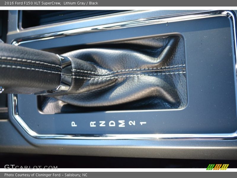 Lithium Gray / Black 2016 Ford F150 XLT SuperCrew